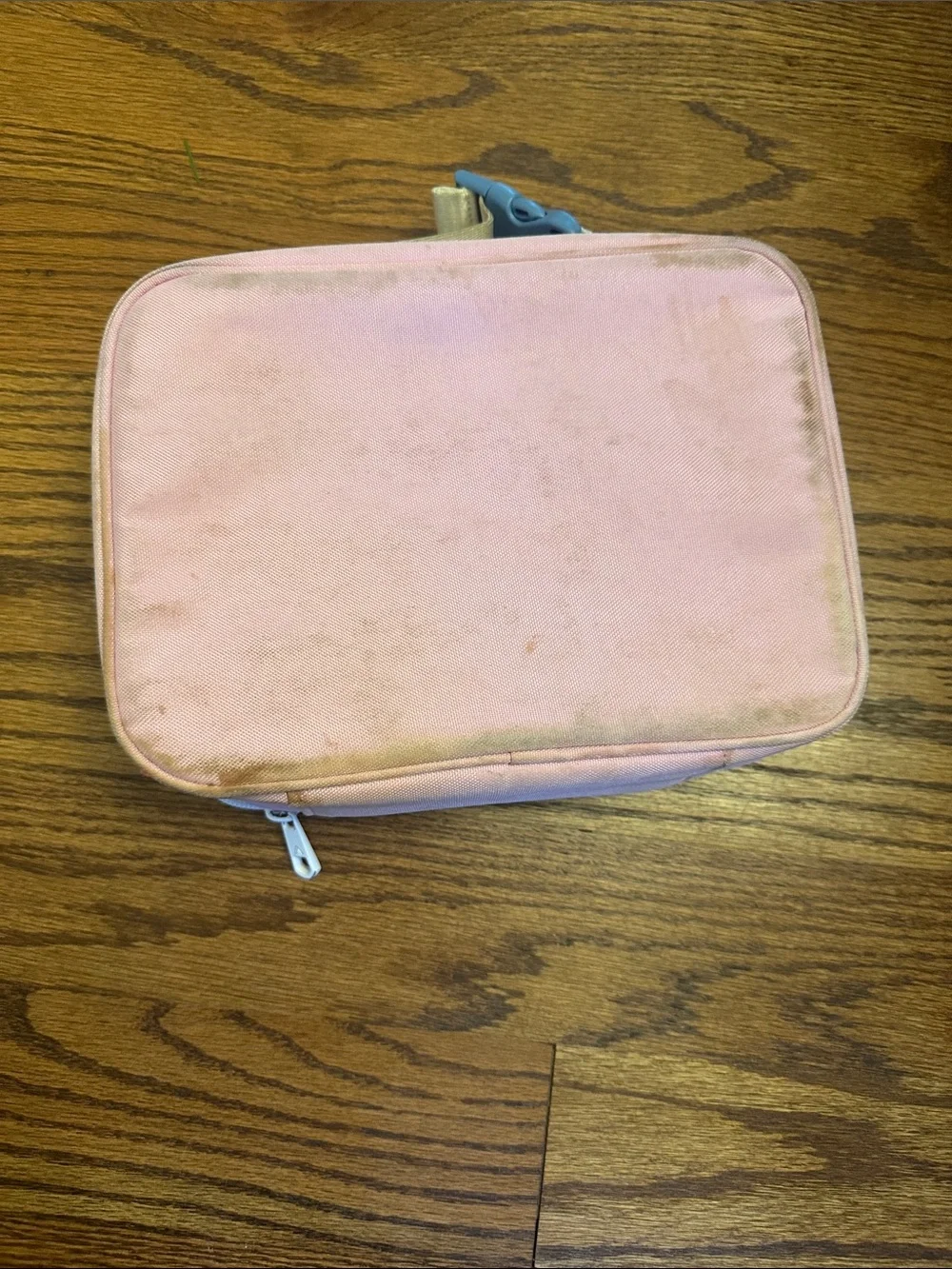 GUC STATE Pink Lunchbag with Multicolor Stripes